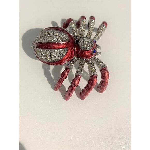 Taylor Avedon Red Spider Jewelry / Trinket Box - Picture 5 of 7